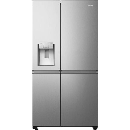 HISENSE RS 818 N 4 TIE 1 Side-by-Side (632 l, E, 1790 mm hoch, Inox-Look)