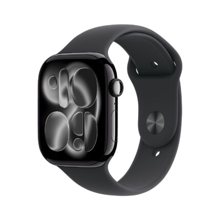 APPLE Watch Series 11 GPS 46, 2025 Smartwatch Aluminiumgehäuse Fluorelastomer, 160-210 mm, Diamantschwarz