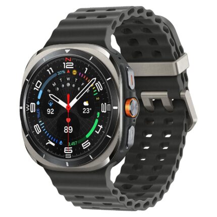 SAMSUNG Galaxy Watch Ultra 47 mm Smartwatch Nitrilkautschuk, 90-140 mm, Titanium Silver