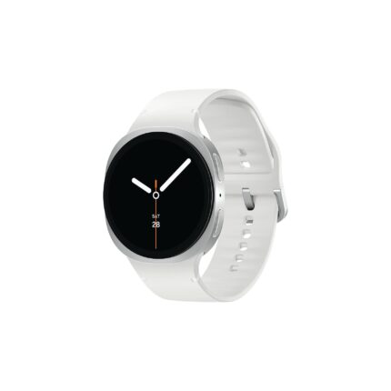 SAMSUNG Galaxy Watch 8 44 mm Smartwatch Kautschuk, 145-205 mm, Silver