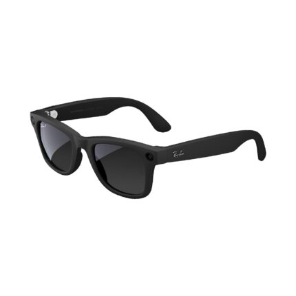 Ray-Ban Meta Wayfarer, Matt Schwarz, polarisiert Graphitgrau, AI Glasses