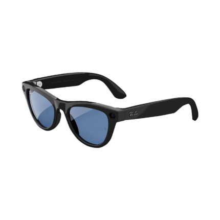 Ray-Ban Meta Skyler, glänzend Schwarz, selbsttönend, Klar - Himmelblau, AI Glasses