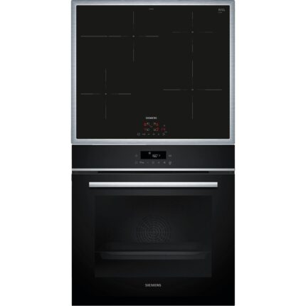 SIEMENS PQ613PIAA Backofen: iQ300; Kochfeld: iQ300, Backofenset (Induktionskochfeld, A+, 71 l)