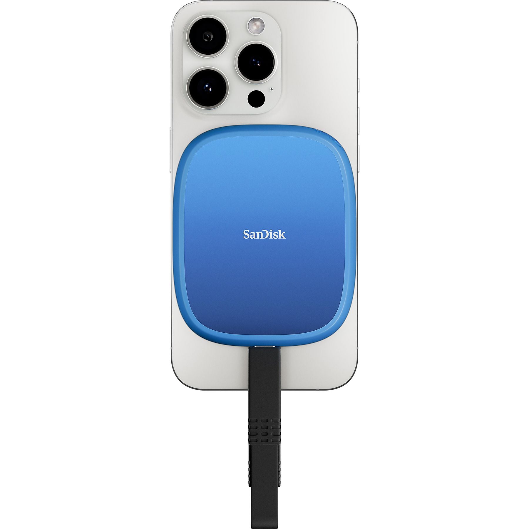 SANDISK Creator Phone MagSafe SSD Mobiler Speicher, 2 TB SSD, extern, Blau – Bild 9