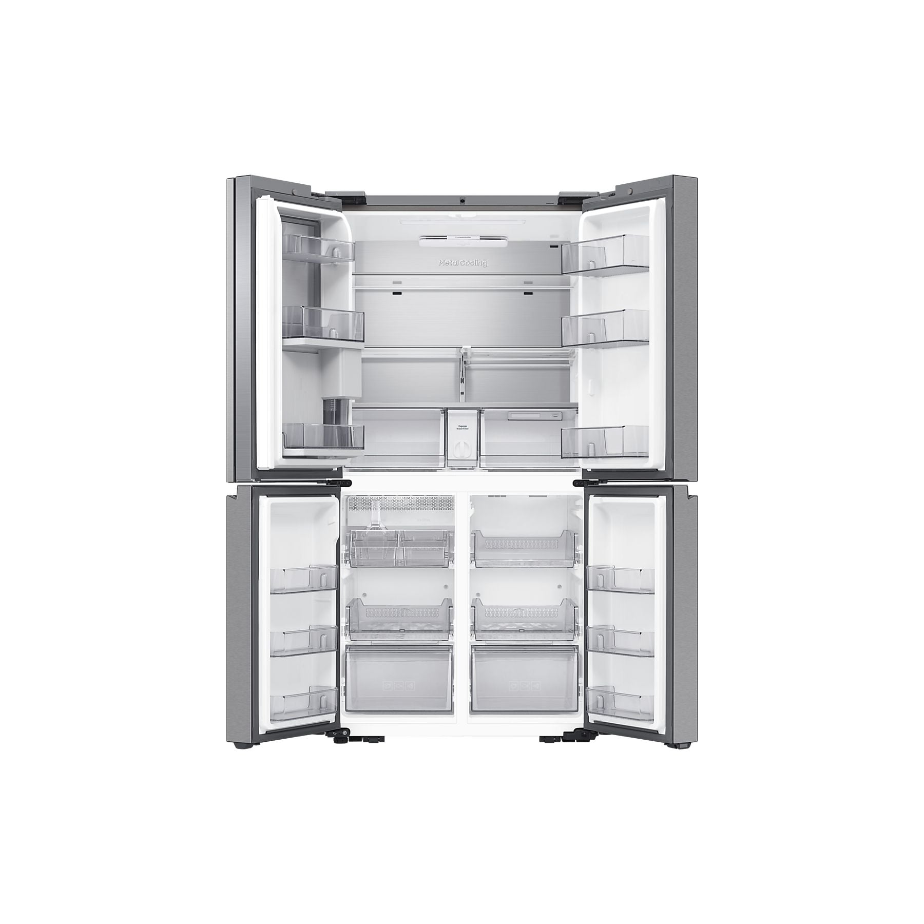 SAMSUNG RF65DG9H0ESREF French Door Kühlgefrierkombination (E, 182,5 cm hoch, Edelstahl) – Bild 6