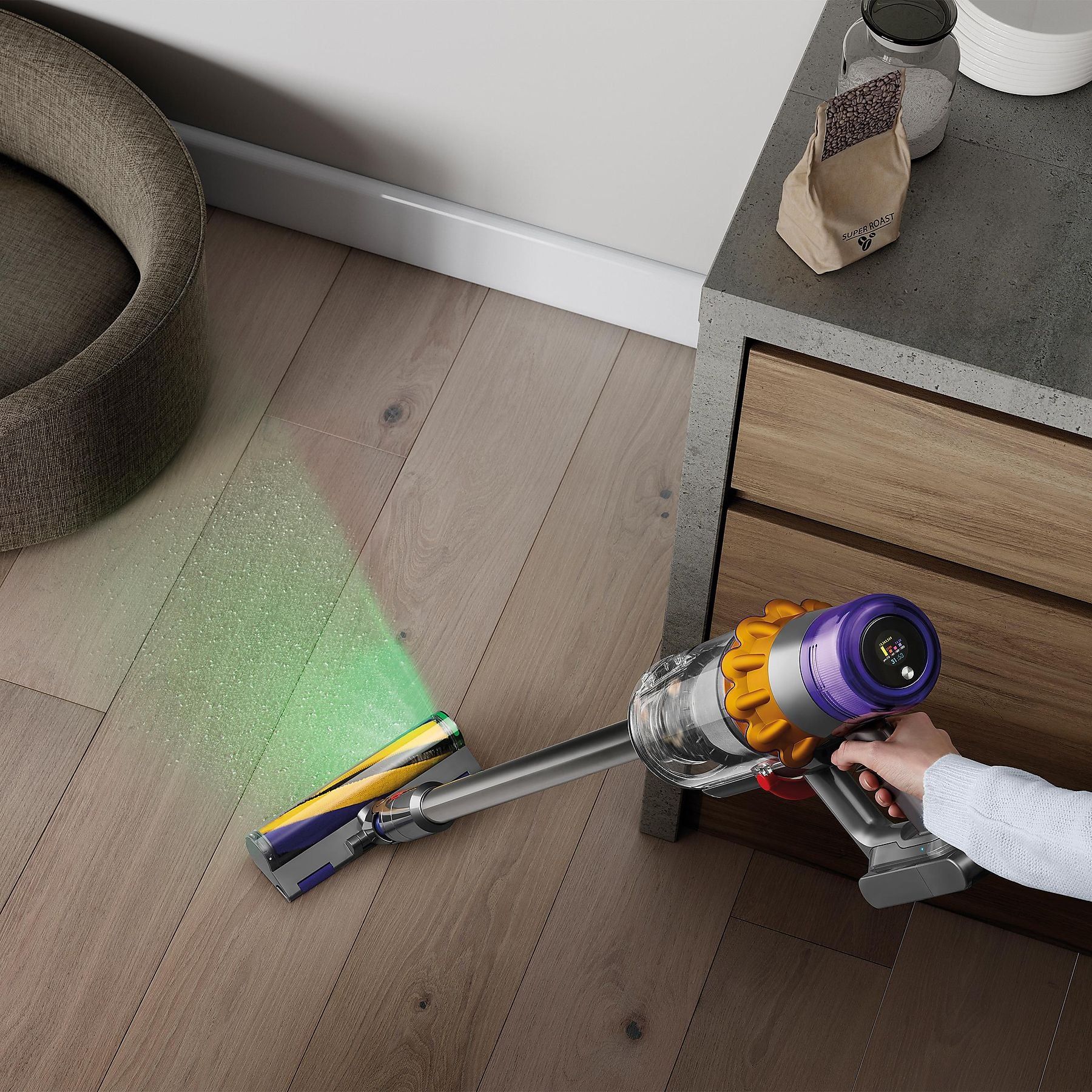 DYSON V15 DETECT ABSOLUTE (2023) Stielsauger, Akkubetrieb, 660 Watt – Bild 6