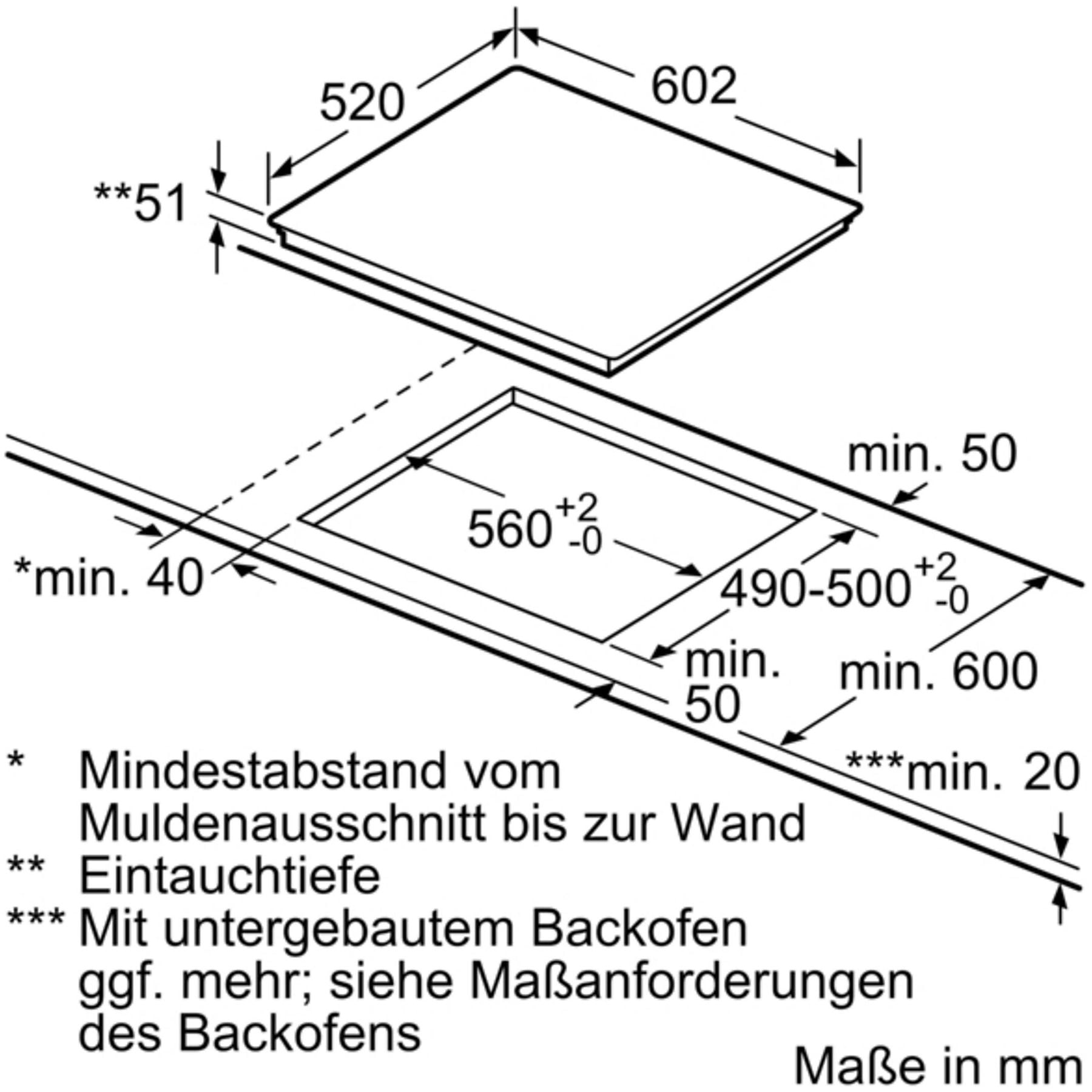 SIEMENS EX 675 JYW 1 E Induktionskochfeld (602 mm breit, 4 Kochfelder) – Bild 4
