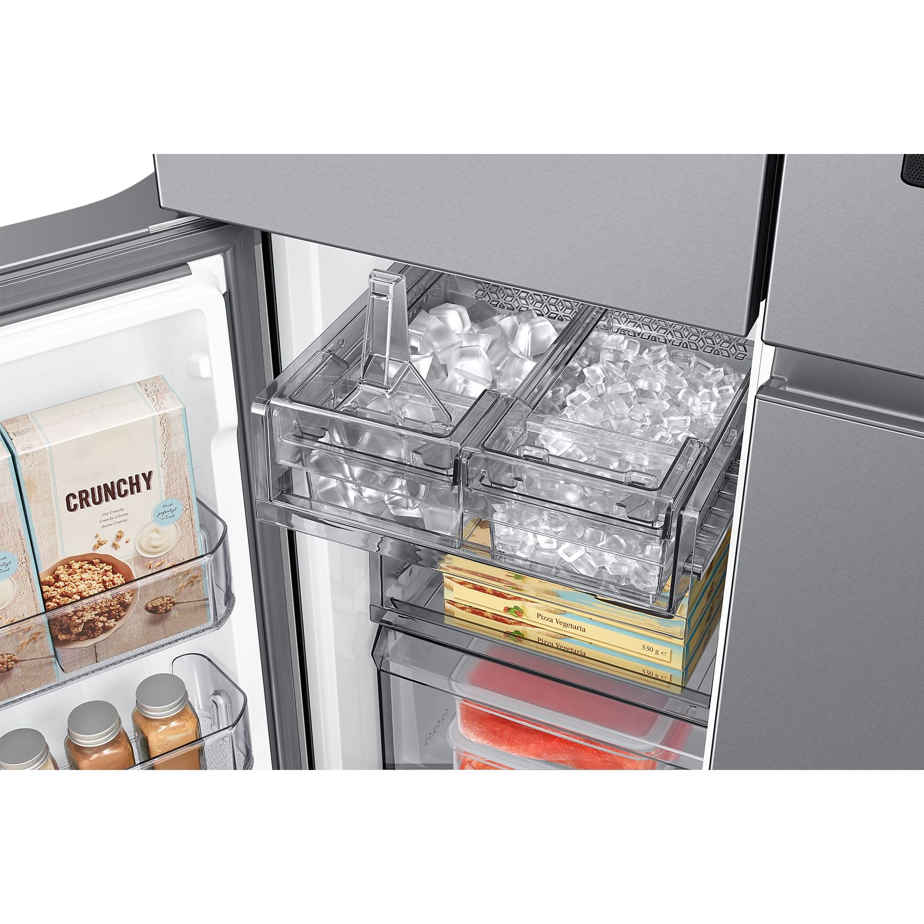 SAMSUNG RF65DG9H0ESREF French Door Kühlgefrierkombination (E, 182,5 cm hoch, Edelstahl) – Bild 3